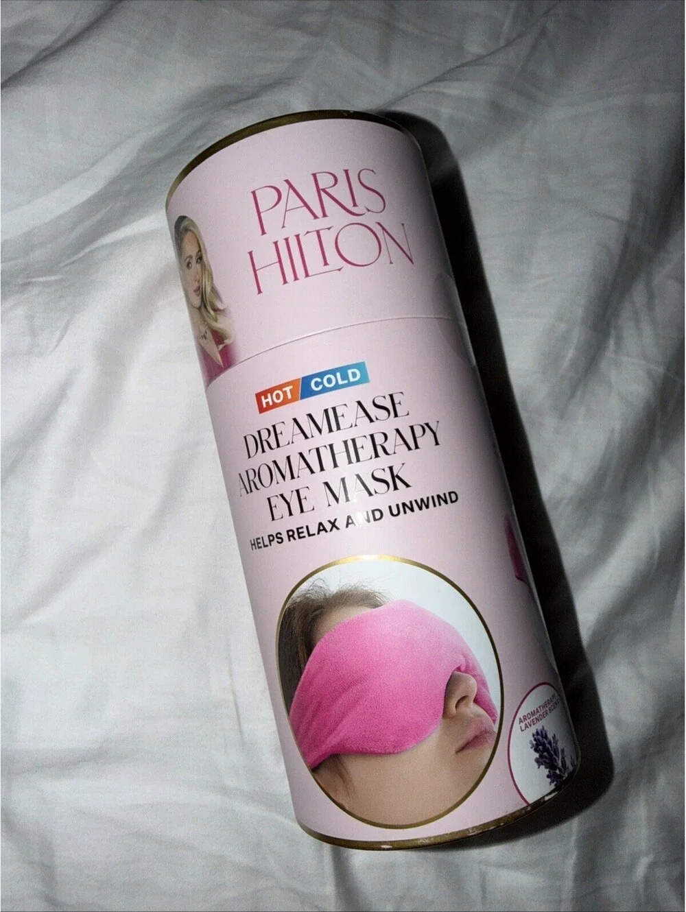 Paris Hilton Hot & Cold aromatherapy Heated Eye Mask (lavender)